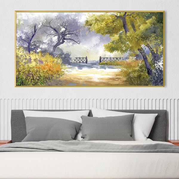 Nature Gateway Canvas Art Clock Canvas