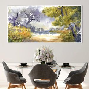 Nature Gateway Canvas Art Clock Canvas