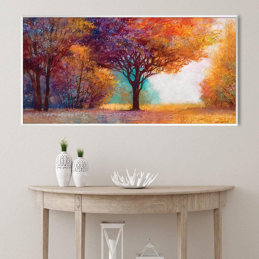 Nature's Kaleidoscope Canvas Art Clock Canvas