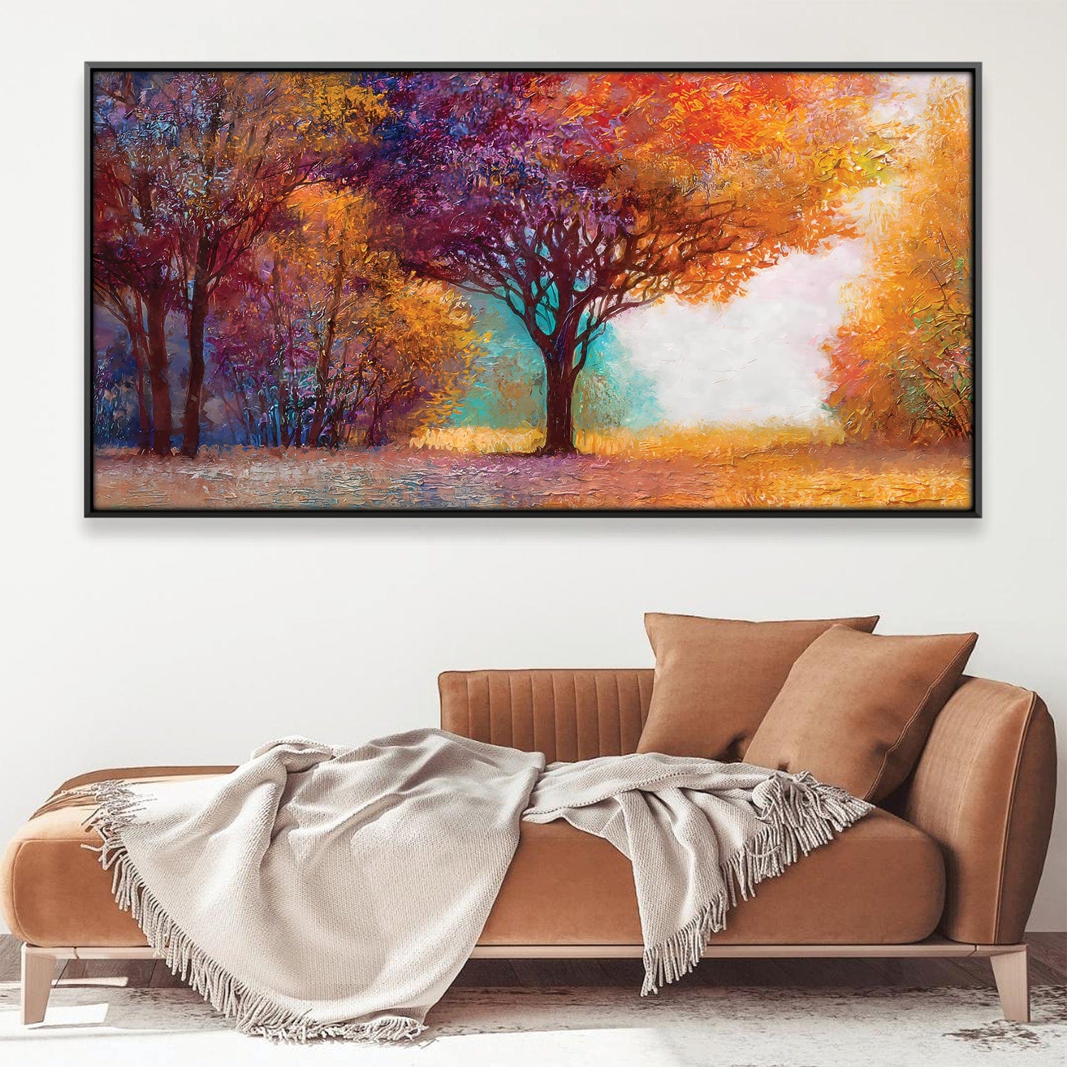 Nature's Kaleidoscope Canvas Art Clock Canvas