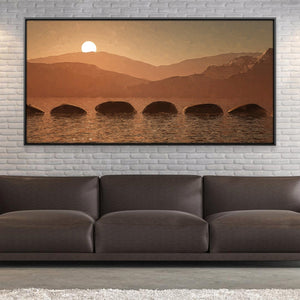 Nature's Steps Canvas Art 20 x 10in / Canvas Clock Canvas