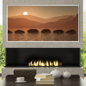 Nature's Steps Canvas Art Clock Canvas