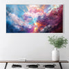 Nebula Clouds Canvas Art Clock Canvas