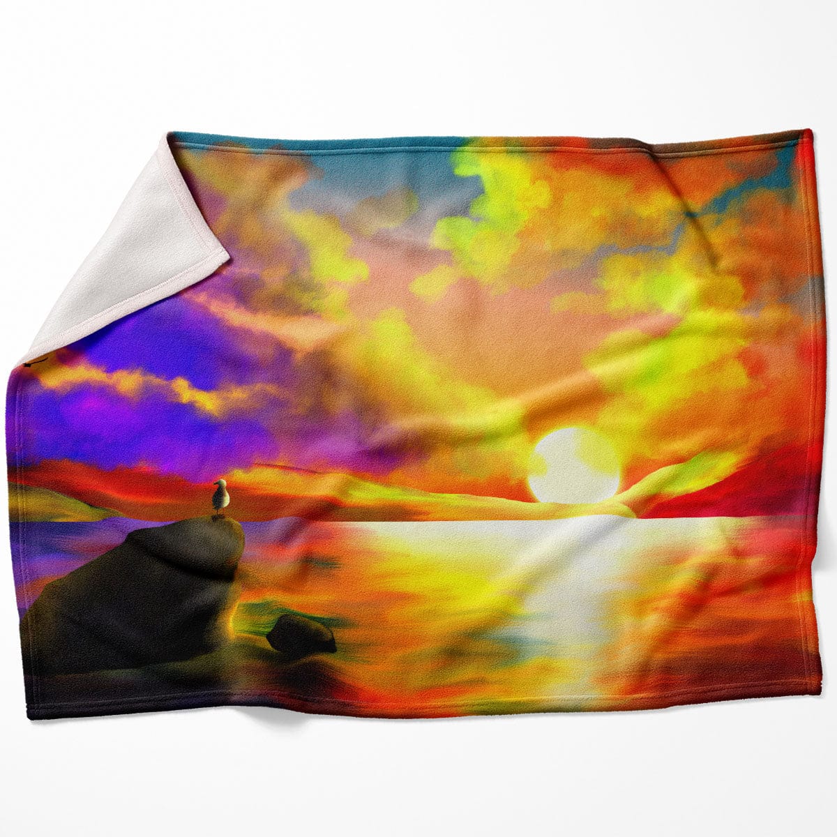 New Beginnings Blanket Blanket 75 x 100cm Clock Canvas
