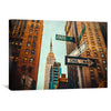 New York Streets Canvas Art Clock Canvas