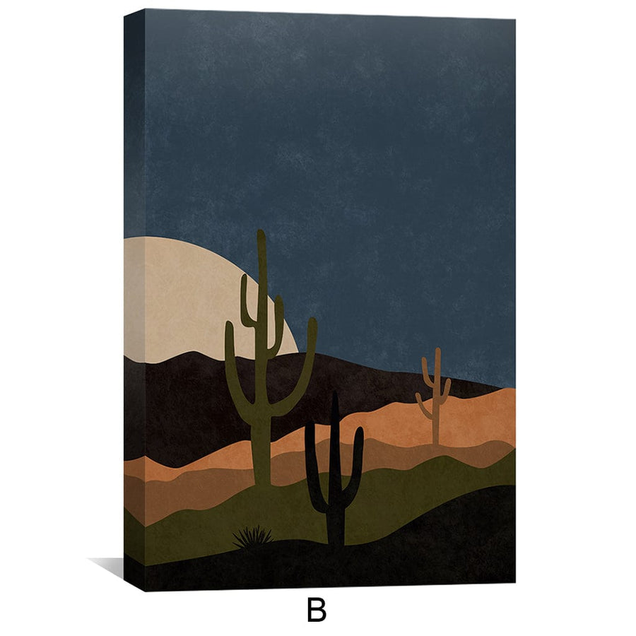Night and Day Canvas Art Clock Canvas