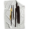 Noir Brush Work C Blanket Blanket 30 x 40in Clock Canvas