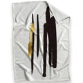 Noir Brush Work C Blanket Blanket 30 x 40in Clock Canvas