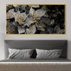 Noir Shine Canvas Art Clock Canvas