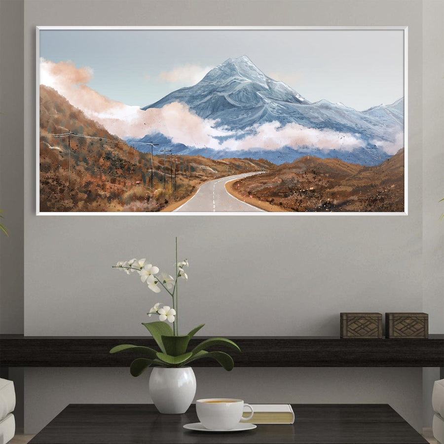 Northbend Trail Canvas Art Clock Canvas