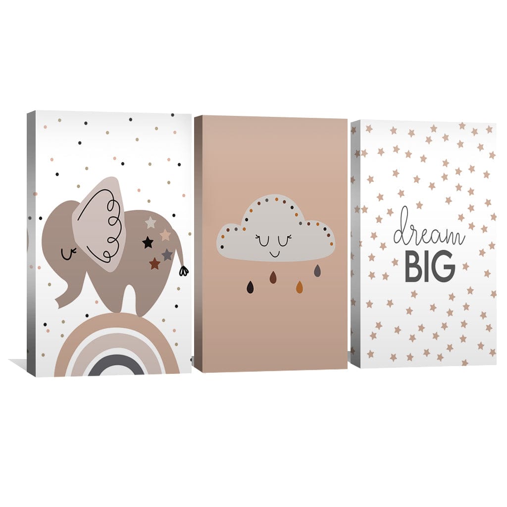 Nursery Dreams Canvas Art Clock Canvas