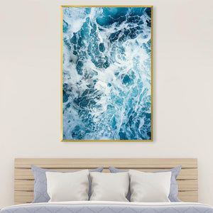 Ocean Mix Canvas Art Clock Canvas