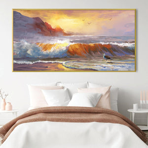 Ocean Serenade Canvas Art Clock Canvas