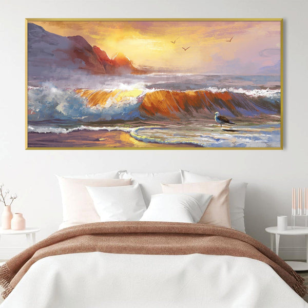 Ocean Serenade Canvas Art Clock Canvas