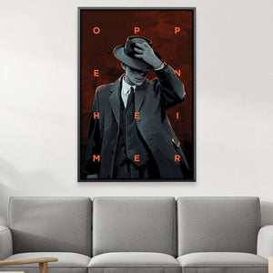 Oppenheimer 01 Canvas Art 12 x 18in / Canvas Clock Canvas