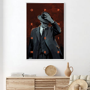 Oppenheimer 01 Canvas Art Clock Canvas