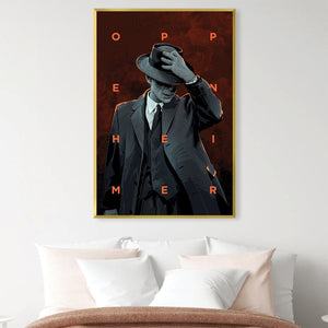 Oppenheimer 01 Canvas Art Clock Canvas