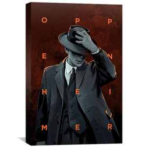 Oppenheimer 01 Canvas Art Clock Canvas