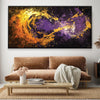Orbit of Opulence Canvas Art Clock Canvas