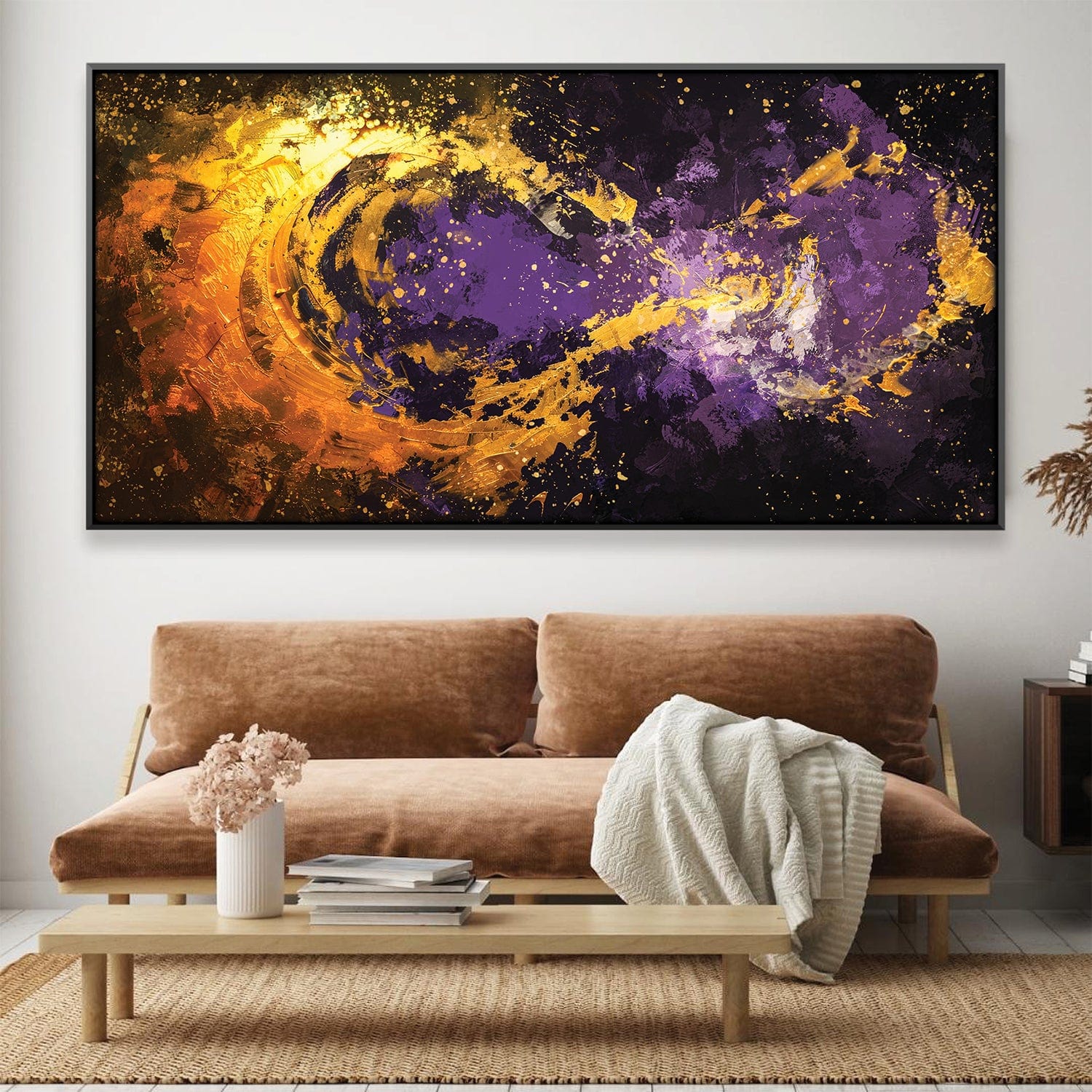 Orbit of Opulence Canvas Art Clock Canvas