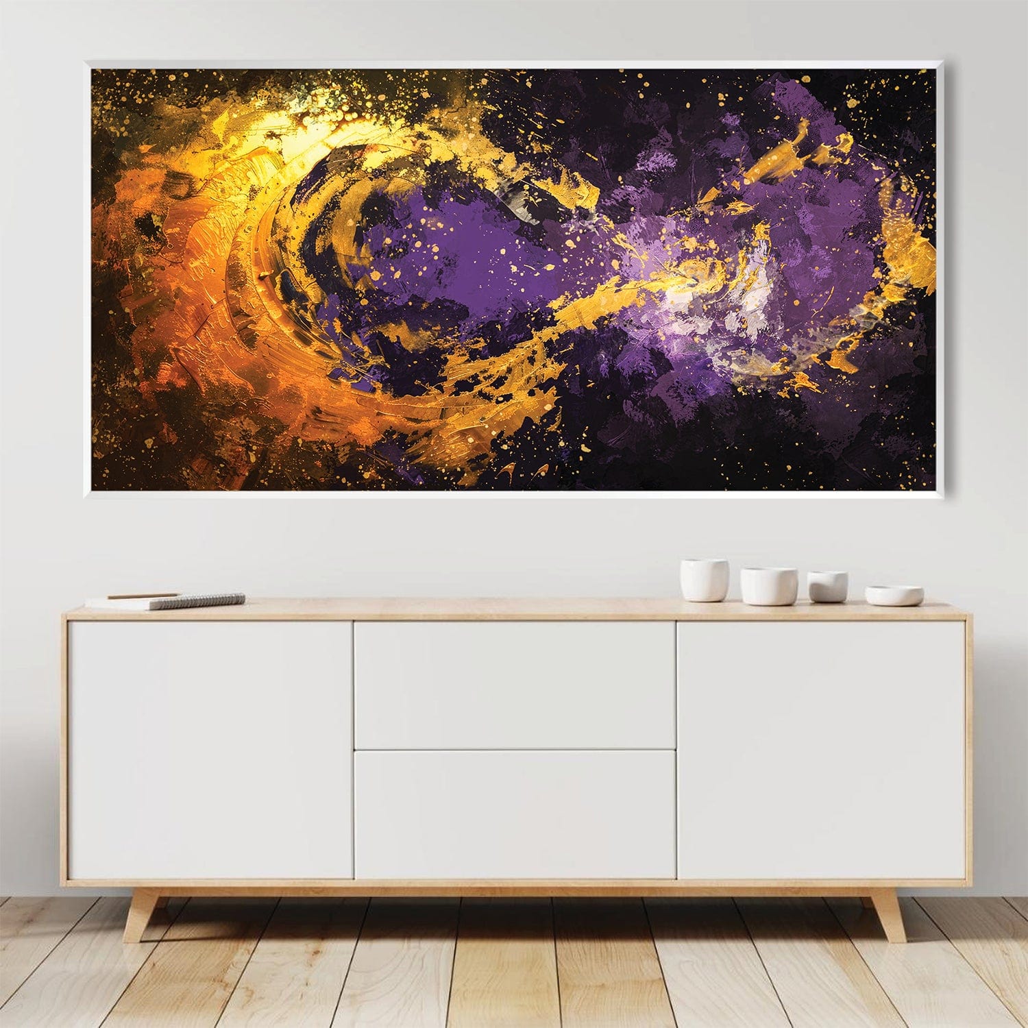 Orbit of Opulence Canvas Art Clock Canvas