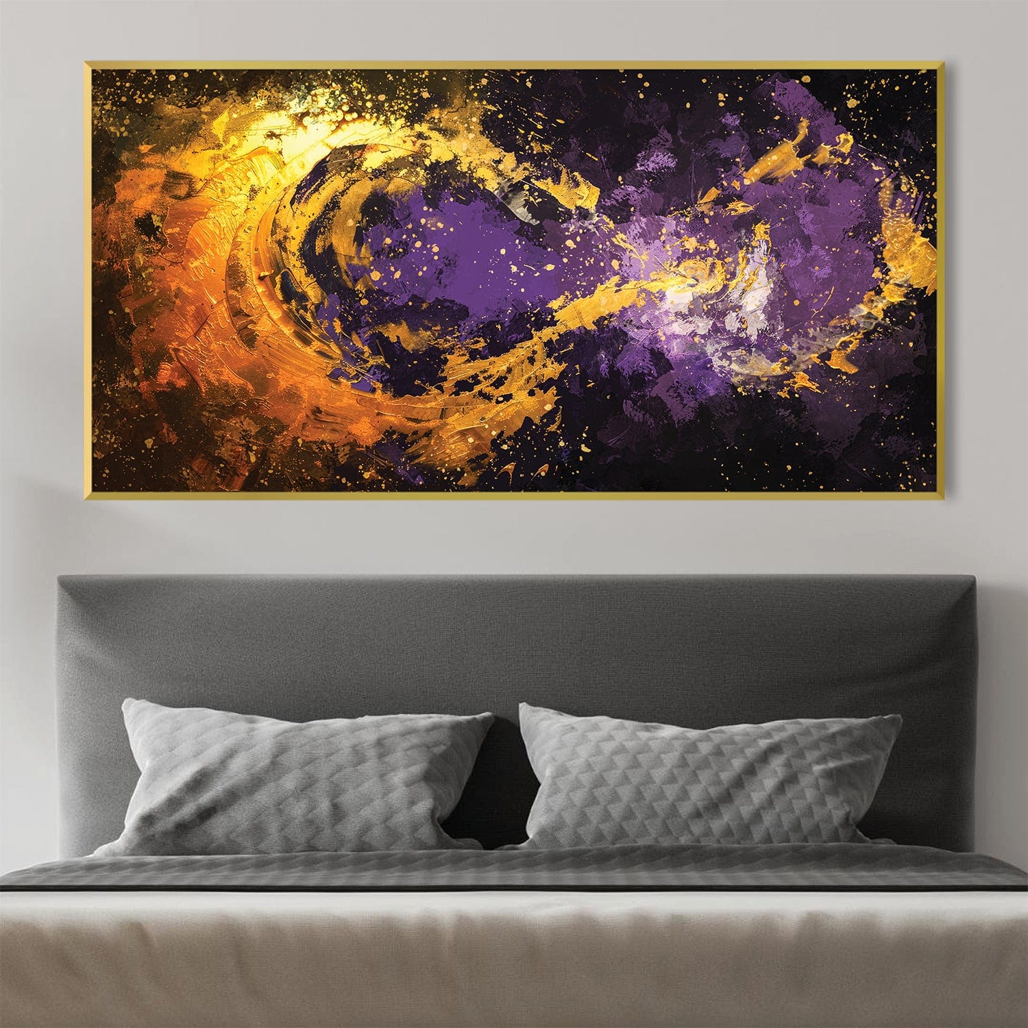 Orbit of Opulence Canvas Art Clock Canvas