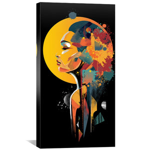 Orbiting Thoughts Canvas Art Clock Canvas