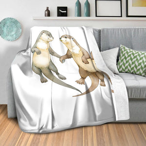 Otter Love Cushion – ClockCanvas