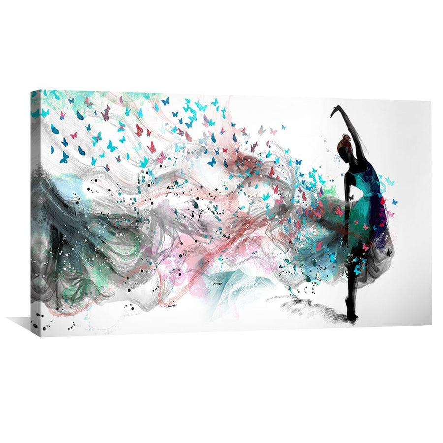 Painted by the Dancer Canvas Art Clock Canvas