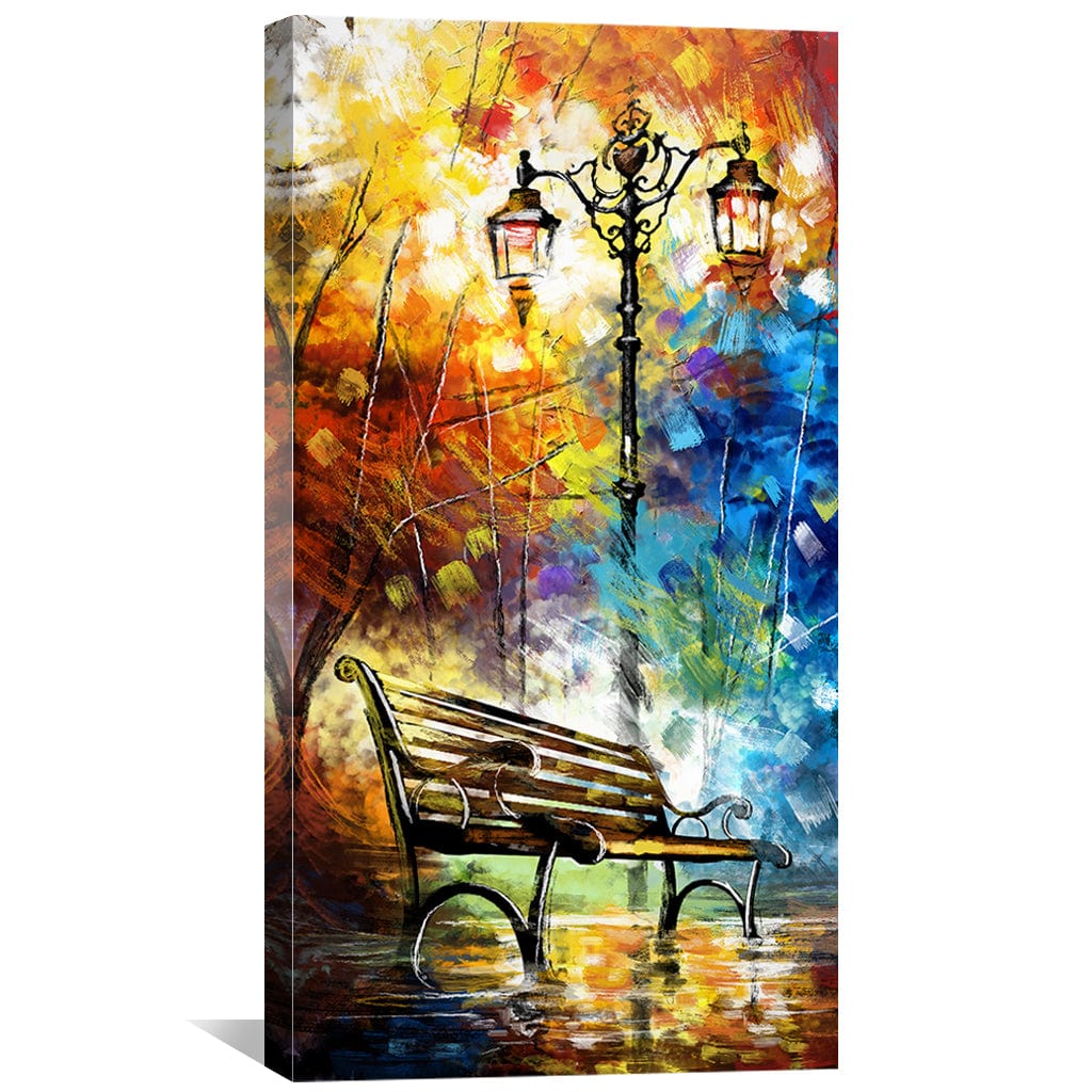 Palette of Twilight Canvas Art Clock Canvas