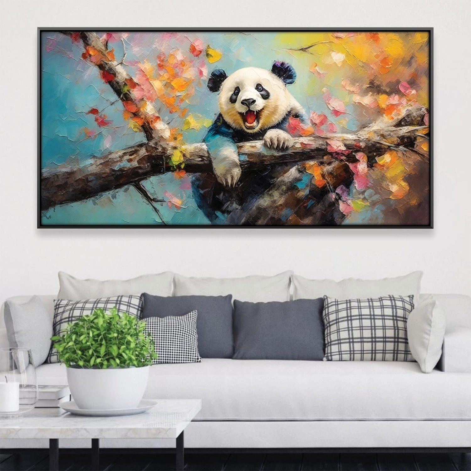 Panda Happiness Canvas product thumbnail