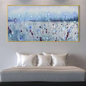 Pastel Quietude Canvas Art Clock Canvas