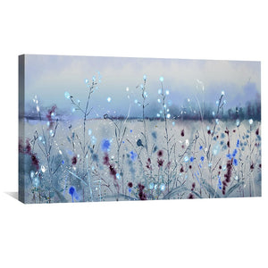 Pastel Quietude Canvas Art Clock Canvas