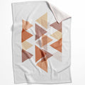 Pastel Triangles A Blanket Blanket 75 x 100cm Clock Canvas