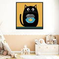 Paws & Fins Canvas Art Clock Canvas