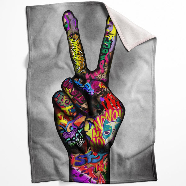 Peace and Unity Blanket Blanket 75 x 100cm Clock Canvas