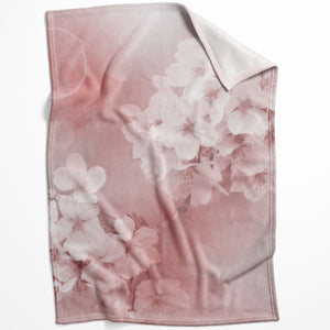 Peaceful Blossoms Blanket Blanket 75 x 100cm Clock Canvas