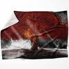 Peaceful Redwood Blanket Blanket 75 x 100cm Clock Canvas
