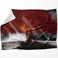 Peaceful Redwood Blanket Blanket 75 x 100cm Clock Canvas