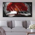 Peaceful Redwood Canvas Art Clock Canvas