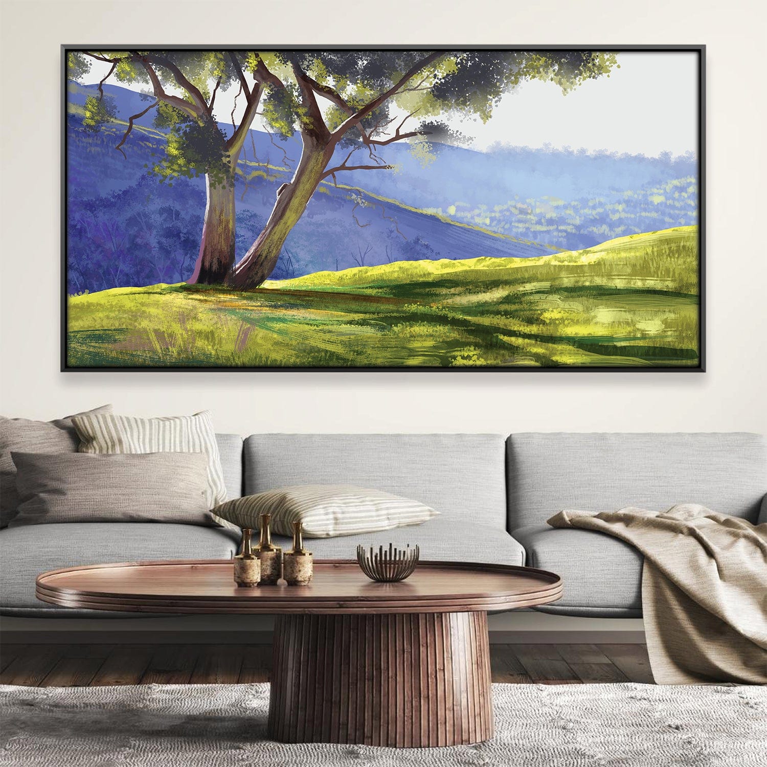 Peaking Sunlit Hills Canvas product thumbnail