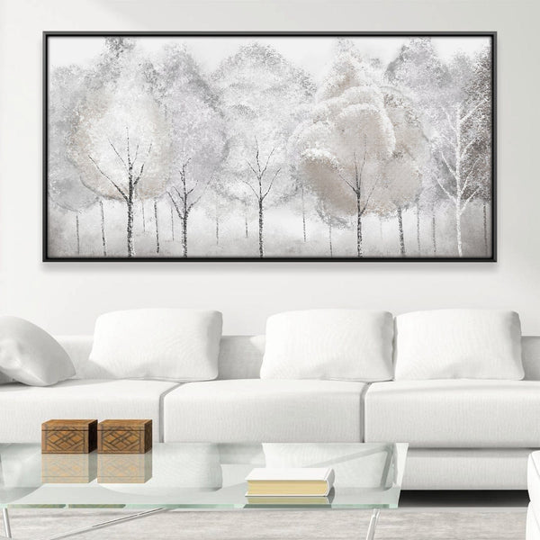 Pearl Forest Canvas Art 50 x 25cm / Rolled Prints Clock Canvas