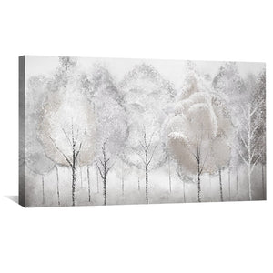 Pearl Forest Canvas Art Clock Canvas