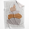 Pebble Stack Blanket Blanket 75 x 100cm Clock Canvas