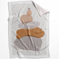 Pebble Stack Blanket Blanket 75 x 100cm Clock Canvas