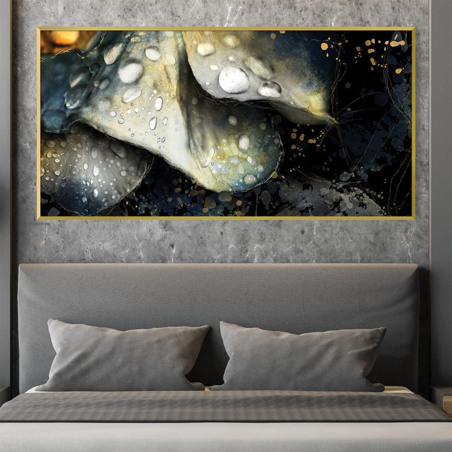 Petal Drops Canvas Art Clock Canvas