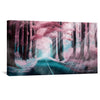 Petal Road Canvas Art Clock Canvas