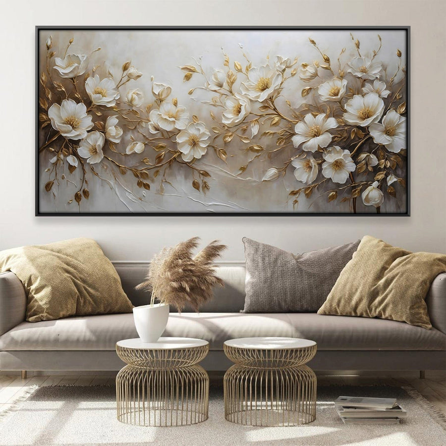 Petals of Divinity Canvas Art Clock Canvas