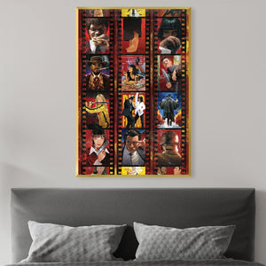 PF Filmstrip 1 Canvas Art Clock Canvas