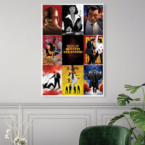 PF Tarantino Mashup 1 Canvas Art Clock Canvas